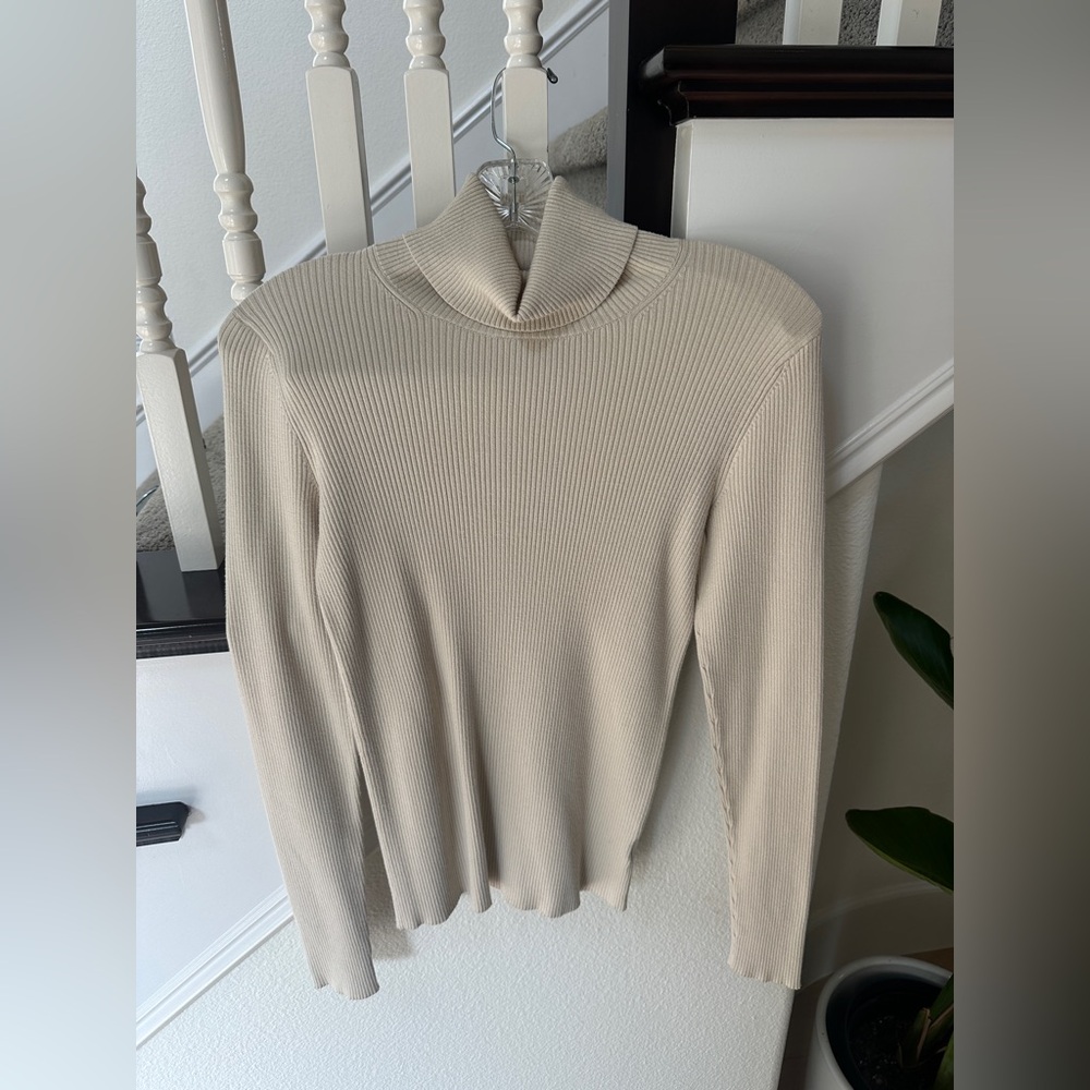 Babaton Cream Turtleneck Size M